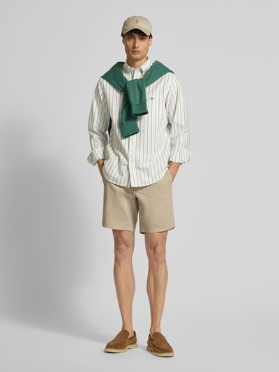 Gant Regular Fit Freizeithemd mit Motiv-Stitching Oliv 1