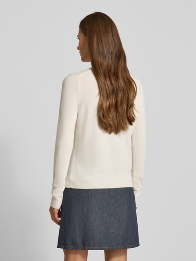 Christian Berg Woman Strickpullover aus reinem Kaschmir Offwhite 5