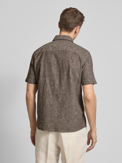 MCNEAL Freizeithemd mit Brusttasche Schoko 5