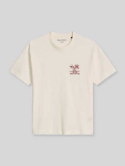 Marc O'Polo Loose Fit T-Shirt aus reiner Baumwolle Offwhite 2