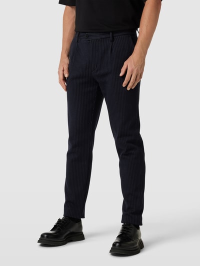 Tommy Hilfiger Pants Stoffen broek met viscose, model 'HAMPTON' Marineblauw - 4