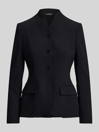 Lauren Ralph Lauren Slim Fit Kurzblazer aus Woll-Mix BLACK 2