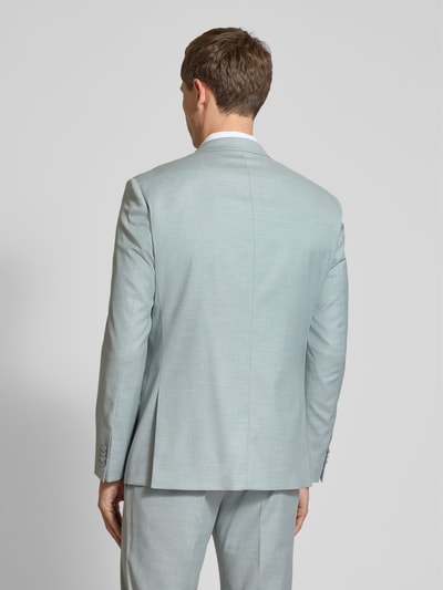 HECHTER PARIS Regular fit 2-knoops colbert met klepzakken, model 'X-Tension' Turquoise - 5