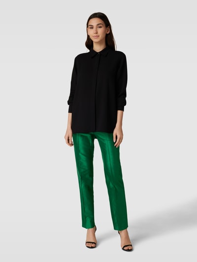 Max Mara Studio Stoffen broek met persplooien, model 'CALADIO' Groen - 1