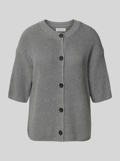 Marc O'Polo Loose fit gebreid jack van puur katoen Middengrijs - 2