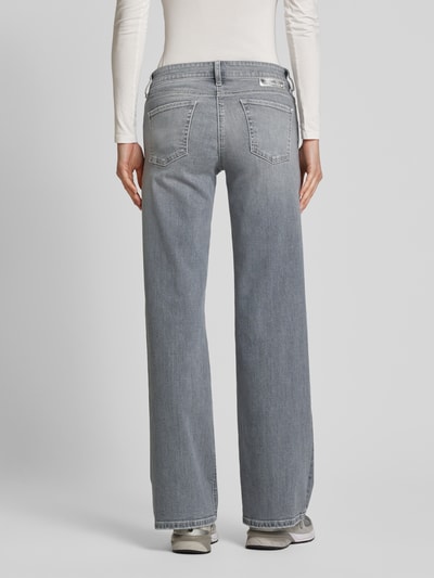 Cambio Wide leg jeans in 5-pocketmodel, model 'TESS' Lichtgrijs - 5