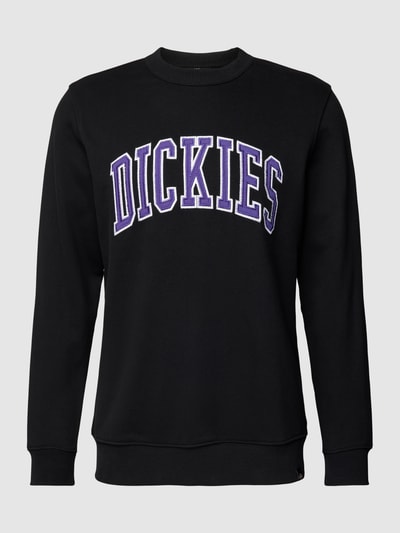 Dickies Sweatshirt met labelstitching, model 'AITKIN' Zwart - 2