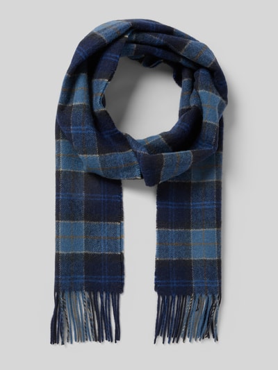Barbour Schal aus reiner Wolle  Dunkelblau 1
