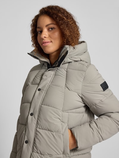 G-Star Raw Steppjacke mit gefüttertem Stehkragen Modell 'Whistle' Hellgrau 3