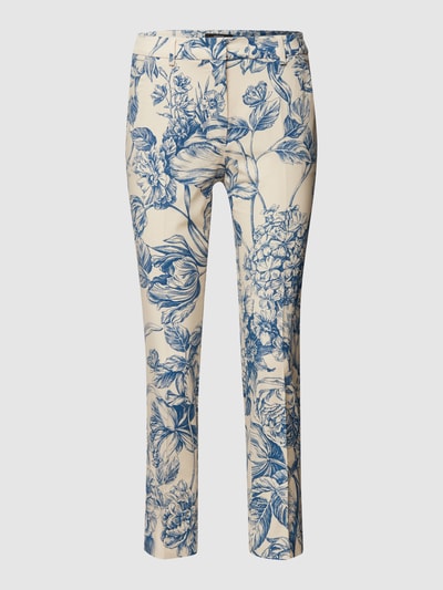 Weekend Max Mara Chino met bloemenmotief, model 'Monia' Ecru - 2