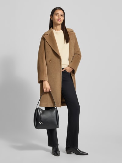 Seidenfelt Torebka z zawieszką model ‘SANDVE MIDI HOBO’ Czarny 1