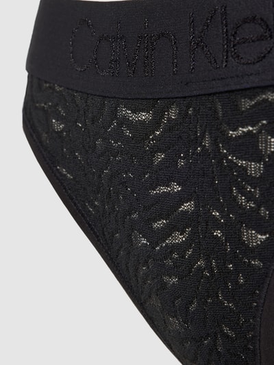 Calvin Klein Underwear String mit Lochmuster Black 2