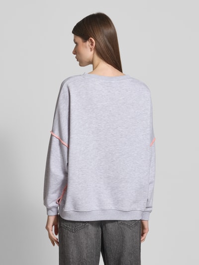 miss goodlife Oversized sweatshirt met statementprint Lichtgrijs gemêleerd - 5