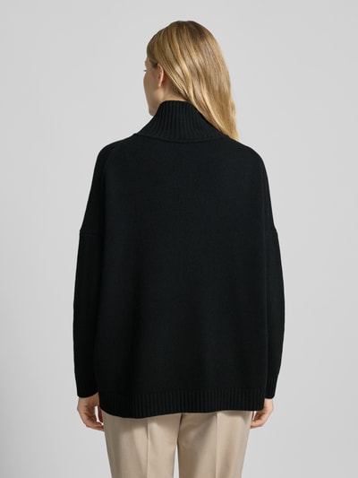 Weekend Max Mara Oversized Rollkragenpullover aus reiner Schurwolle Modell 'BORGIA' Black 5