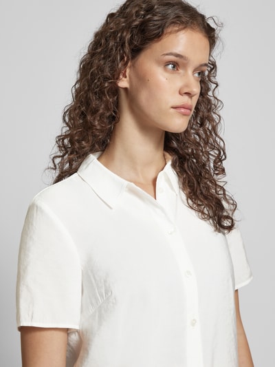 Marc O'Polo Denim Blouse met doorknoopsluiting Offwhite - 3