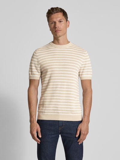 MCNEAL T-shirt met ronde hals Beige - 4