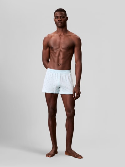 Calvin Klein Underwear Boxershorts im 3-er-Pack aus reiner Baumwolle Hellblau 1