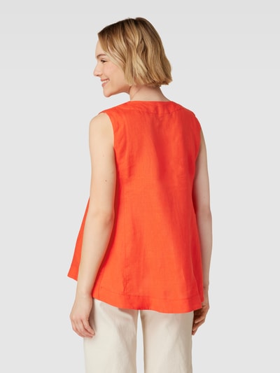 (The Mercer) N.Y. Blouseshirt van linnen zonder mouwen Rood - 5