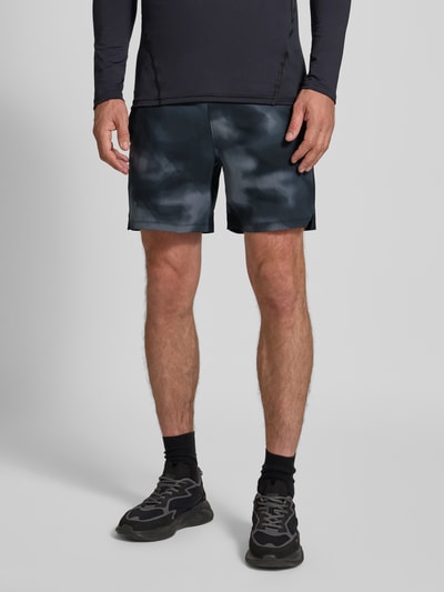 Under Armour Relaxed Fit Shorts mit elastischem Logo-Bund BLACK 4