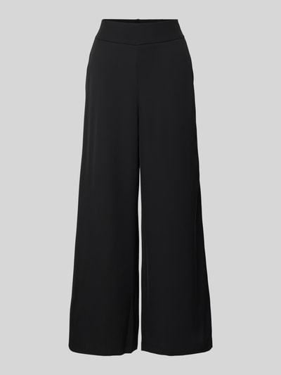 Zero Wide leg stoffen broek met steekzakken Zwart - 2