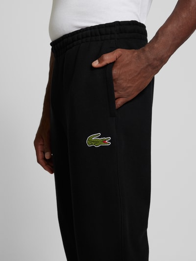 Lacoste Sweatpants met logopatch Zwart - 3