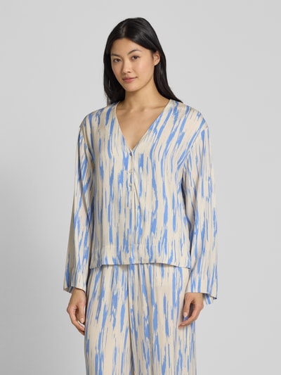 Selected Femme Bluzka o kroju regular fit z wiskozy z dekoltem w serek model ‘BAELA’ Złamany biały 4