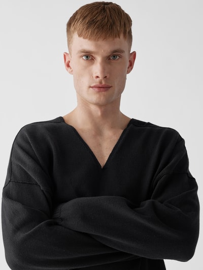 Rick Owens Pullover in Strick-Optik Black 6