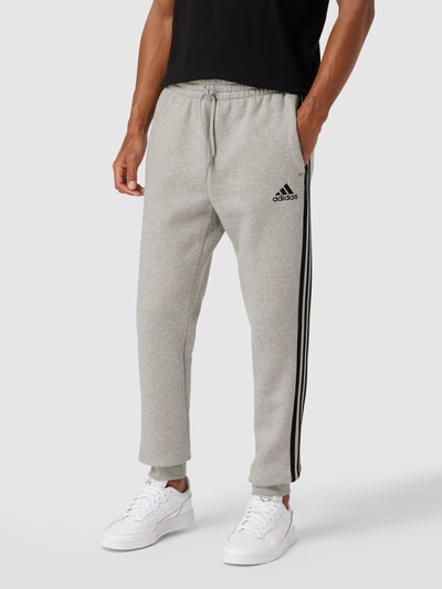 ADIDAS SPORTSWEAR Sweatpants mit Logo-Streifen Mittelgrau 4