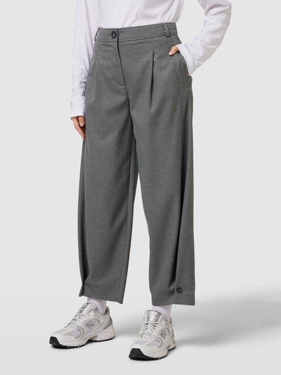 Natalie Oettgen X P&C* Culotte mit gelegten Falten - Natalie Oettgen X P&C* Mittelgrau Melange 4