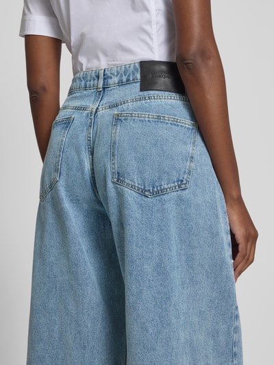 black palms Loose Fit Jeans aus reiner Baumwolle Jeansblau 3