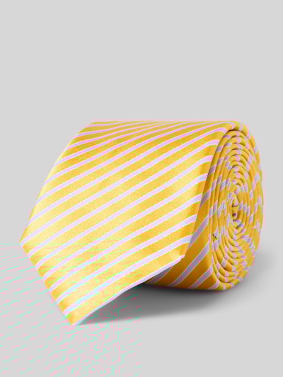 Willen Stropdas van zijde (7 cm) Geel - 1