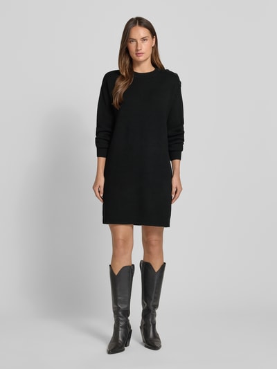 Vero Moda Soepele gebreide jurk van viscosemix, model 'SABA' Zwart - 1