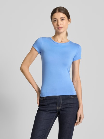 Gina Tricot T-Shirt mit Rundhalsausschnitt Hellblau 4