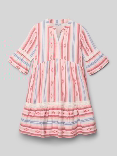 Happy Girls Jurk met ronde hals Offwhite - 1