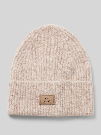 Jake*s Casual Czapka beanie z dodatkiem wełny i naszywką z motywem Błotnisty 1