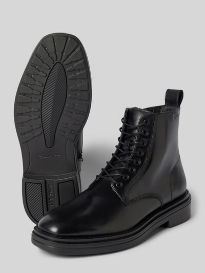 Gant Boots aus Leder mit Reißverschluss Modell 'Boggar' Black 3