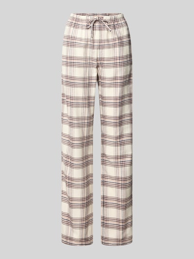 BOSS Pyjama-Hose mit Kordelzugbund Weiss 1