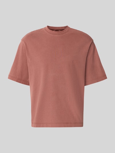 Selected Homme Boxy Fit T-Shirt aus reiner Baumwolle Modell 'CORY' Rostrot 1