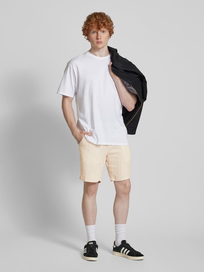 Jack & Jones Regular Fit Shorts mit Tunnelzug Modell 'MYKONOS' Offwhite 1