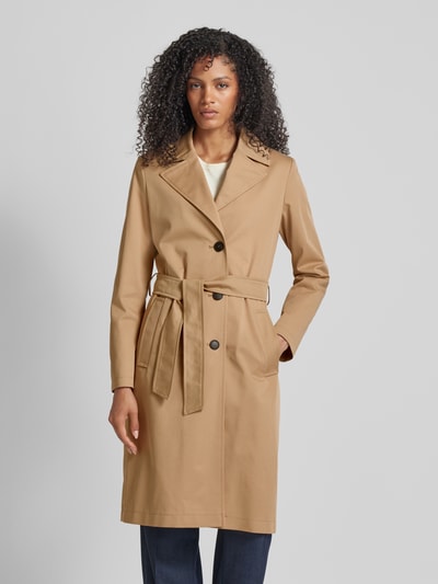 Fuchs Schmitt Trenchcoat met strikceintuur Camel - 4