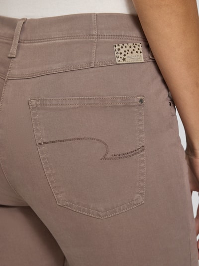Raphaela By Brax Stoffen broek met steekzakken, model 'Laura' Taupe - 3