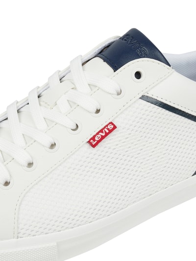 Levi’s® Acc. Sneaker in Leder-Optik Modell 'Woodward 2.0'  Weiss 2