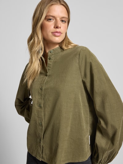 Marc O'Polo Denim Relaxed Fit Cord-Bluse aus reiner Baumwolle Khaki 3