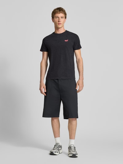 Superdry Regular Fit T-Shirt mit Logo-Stitching Black 1