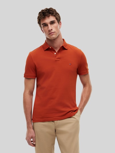 Tommy Hilfiger Regular Fit Poloshirt aus Baumwoll-Mix Terra 4