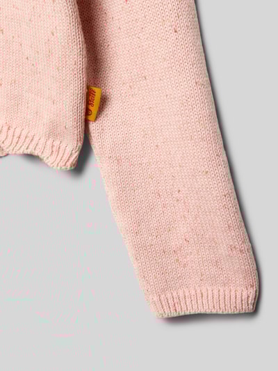 Steiff Gebreid jack met ribboorden Roze - 2