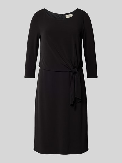 Vera Mont Knielanges Cocktailkleid mit Bindegürtel Black 2