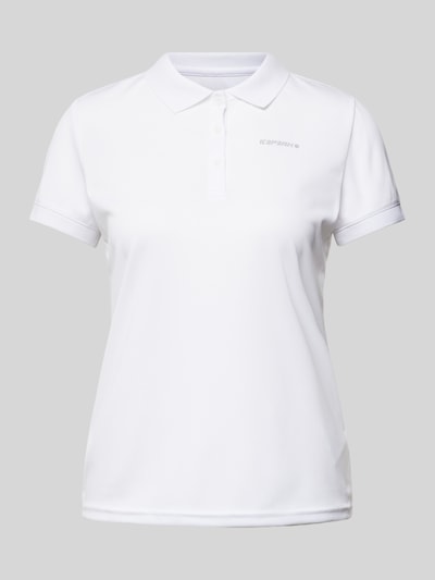 Icepeak Koszulka polo z krótką listwą guzikową model ‘BAYARD’ Biały 2