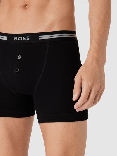 BOSS Trunks mit Logo-Bund Modell 'Trunk' Black 3