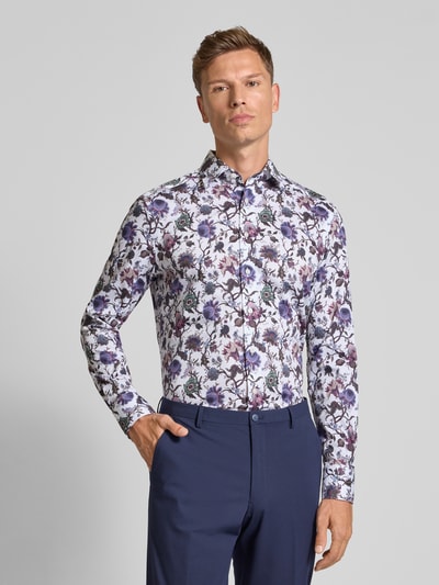 OLYMP Modern Fit Businesshemd mit Kentkragen Weiss 4